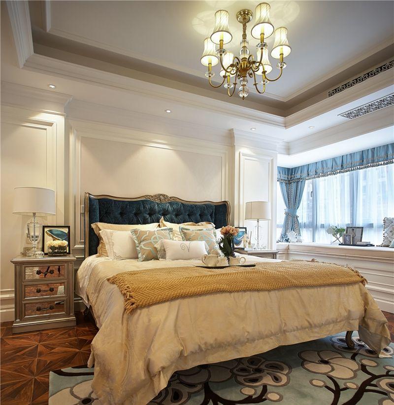 美女主播19万装修中关国际180平轻奢美式三居室-12