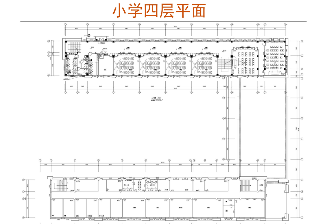 
新城大街小学中学内装工程设计 -12