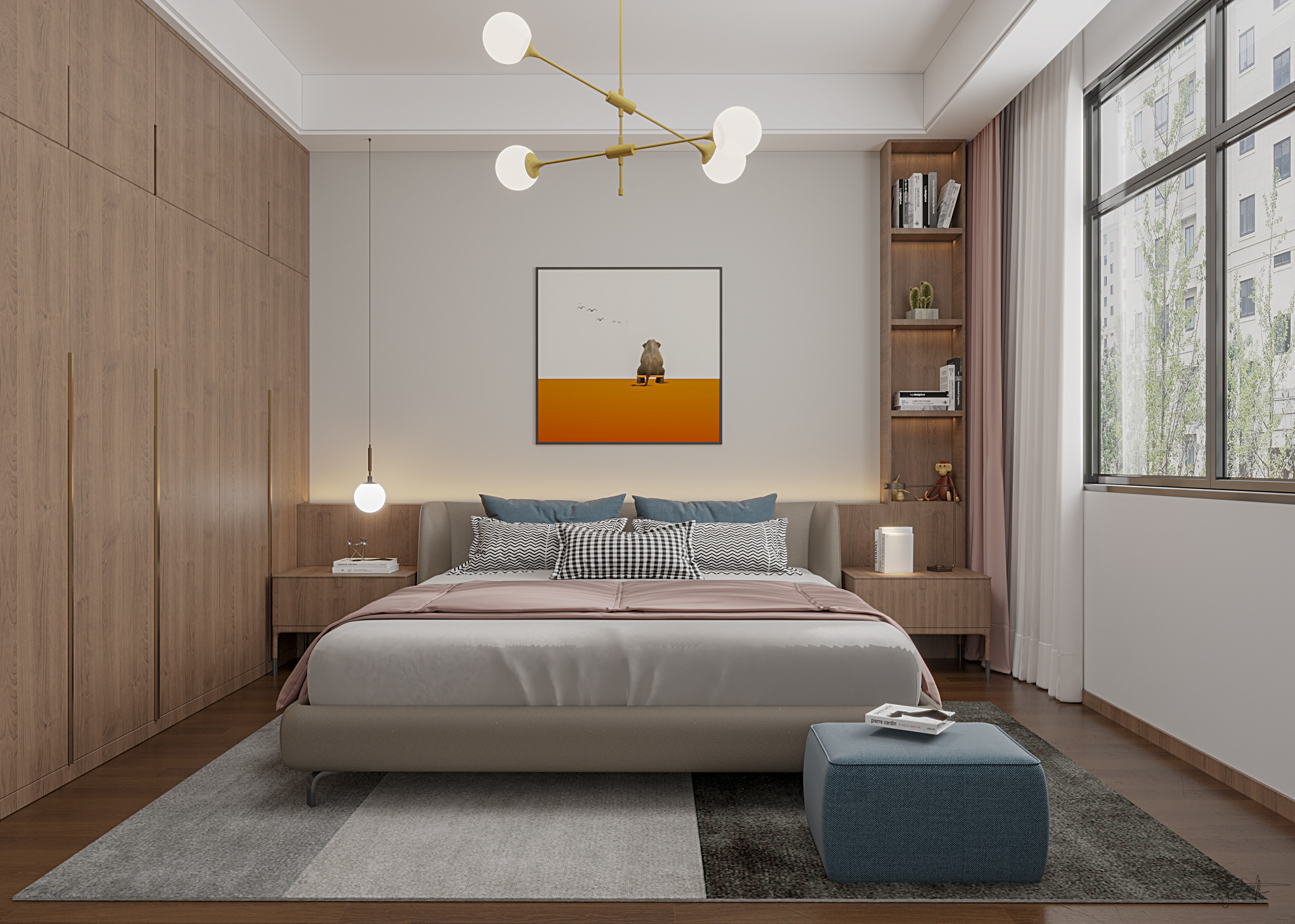 现代简约别墅设计丨星夜传图设计表现-4