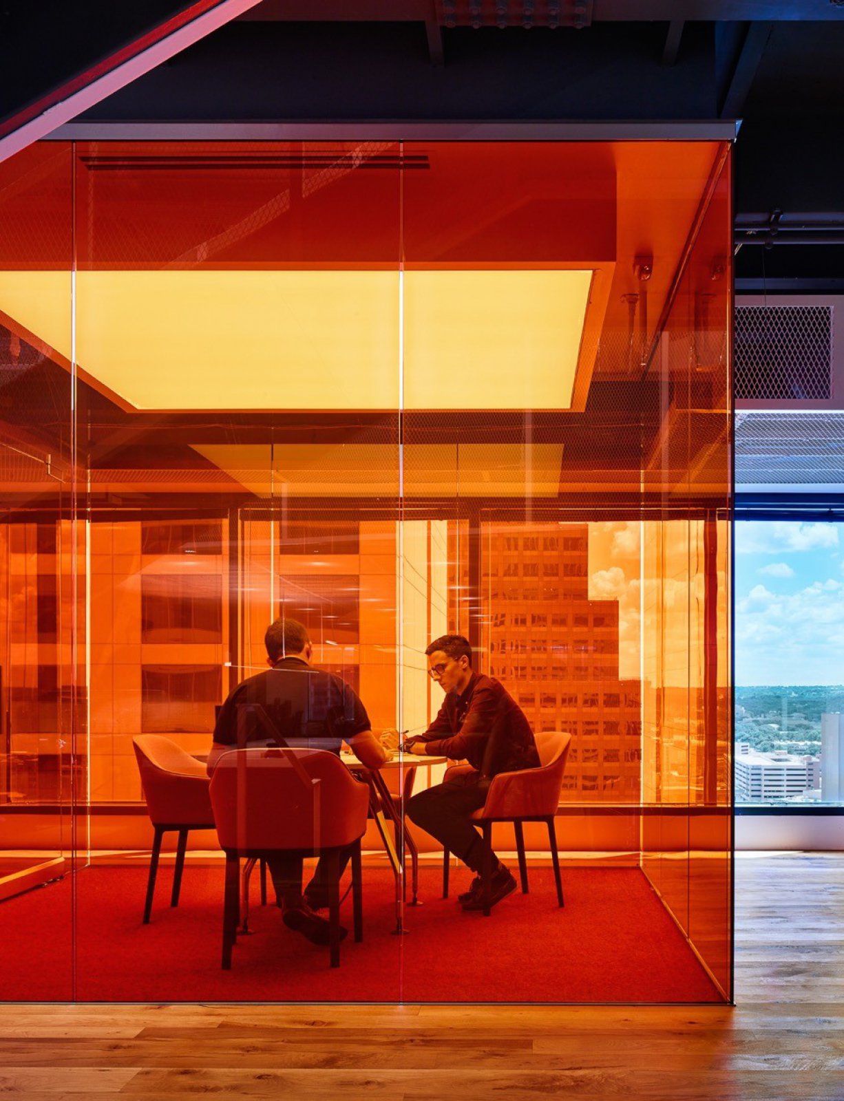 GLG集团奥斯汀开放式办公空间设计  Clive Wilkinson-11