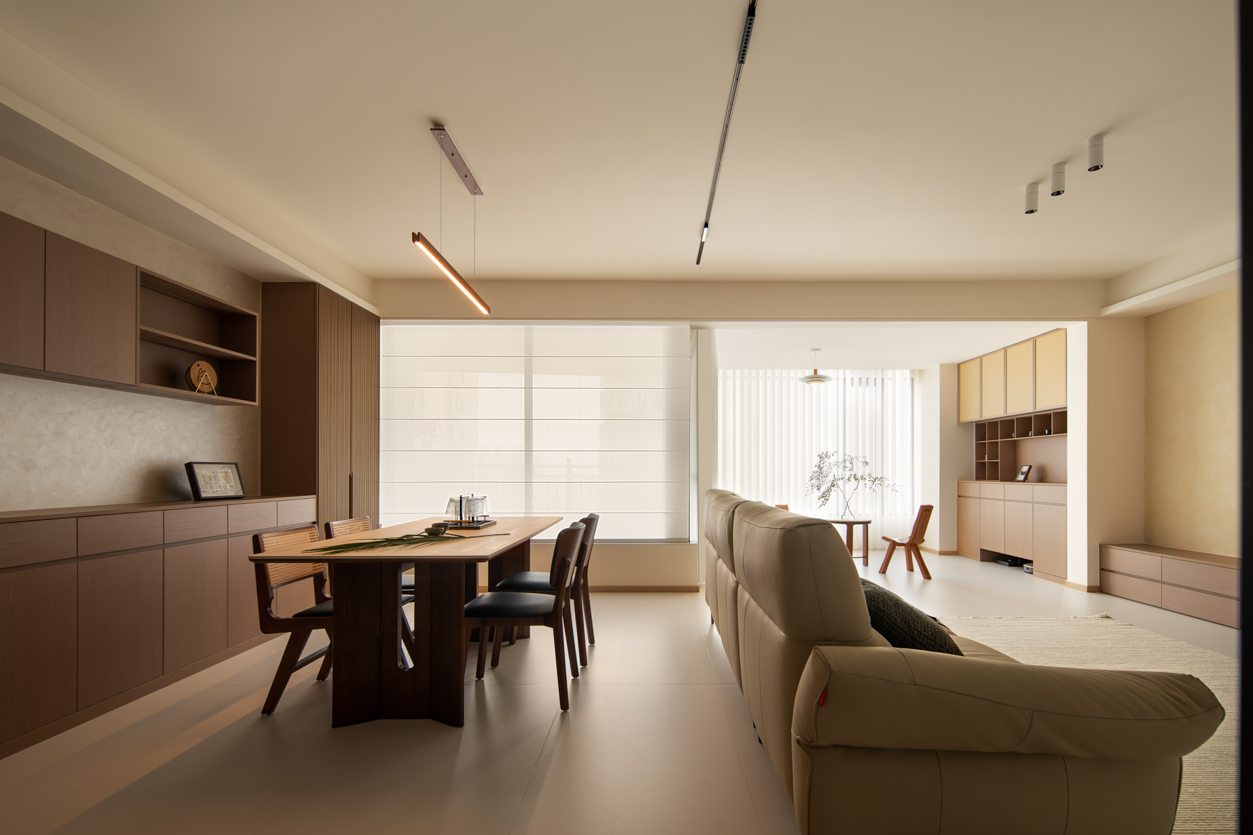 有木设计｜成都180平米现代原木风格实景案例-8