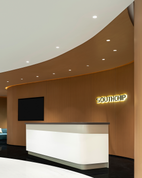 南芯半导体科技成都职场办公室设计丨中国成都丨时象设计