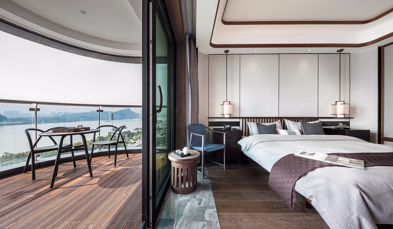 宜昌国际广场260m²中式大平层样板房  戴勇室内设计师事务所-31