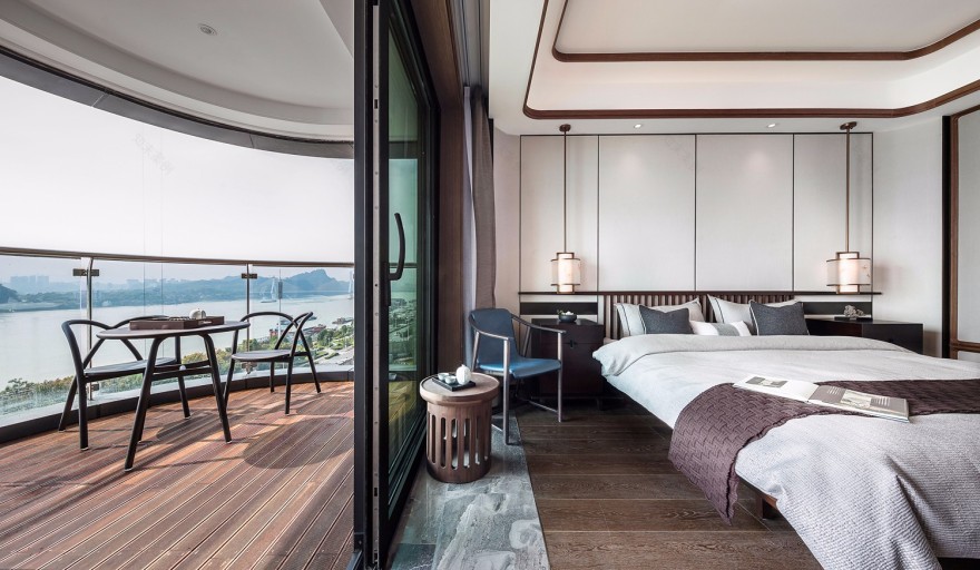 宜昌国际广场260m²中式大平层样板房 戴勇室内设计师事务所-31