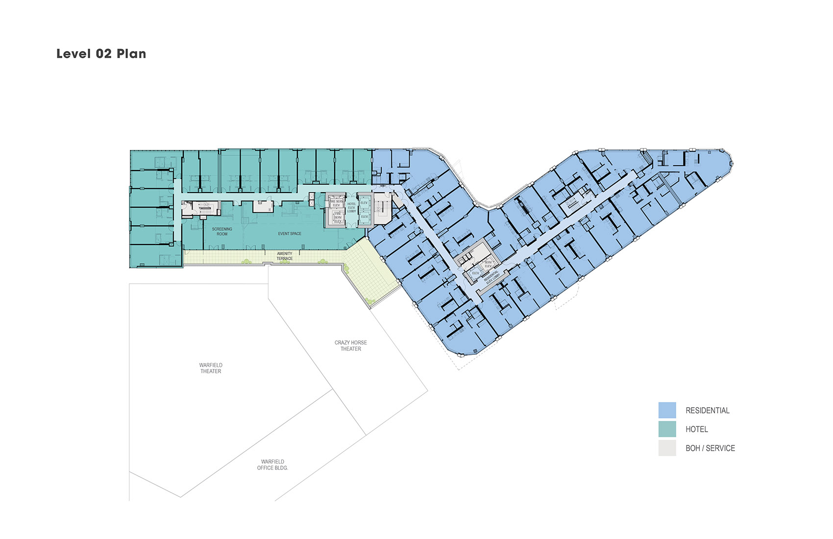 美国 Serif 公寓和 The Line 酒店丨Handel Architects-81