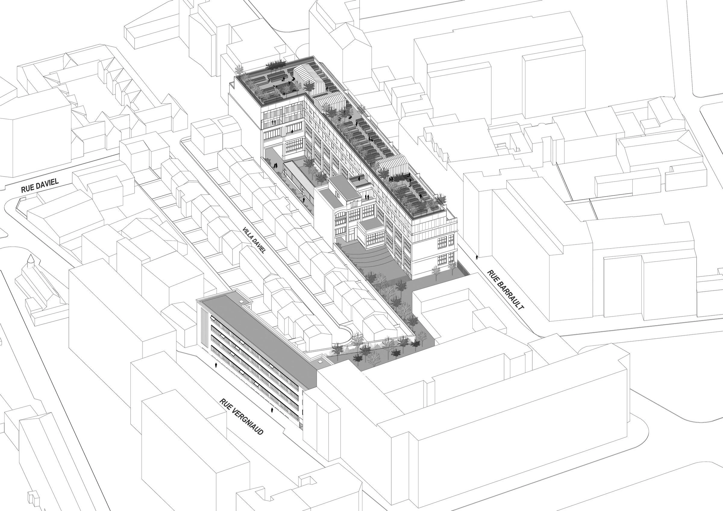 Télécom Paris 住宅修复项目丨法国巴黎丨Atelier Philéas Architecture-47