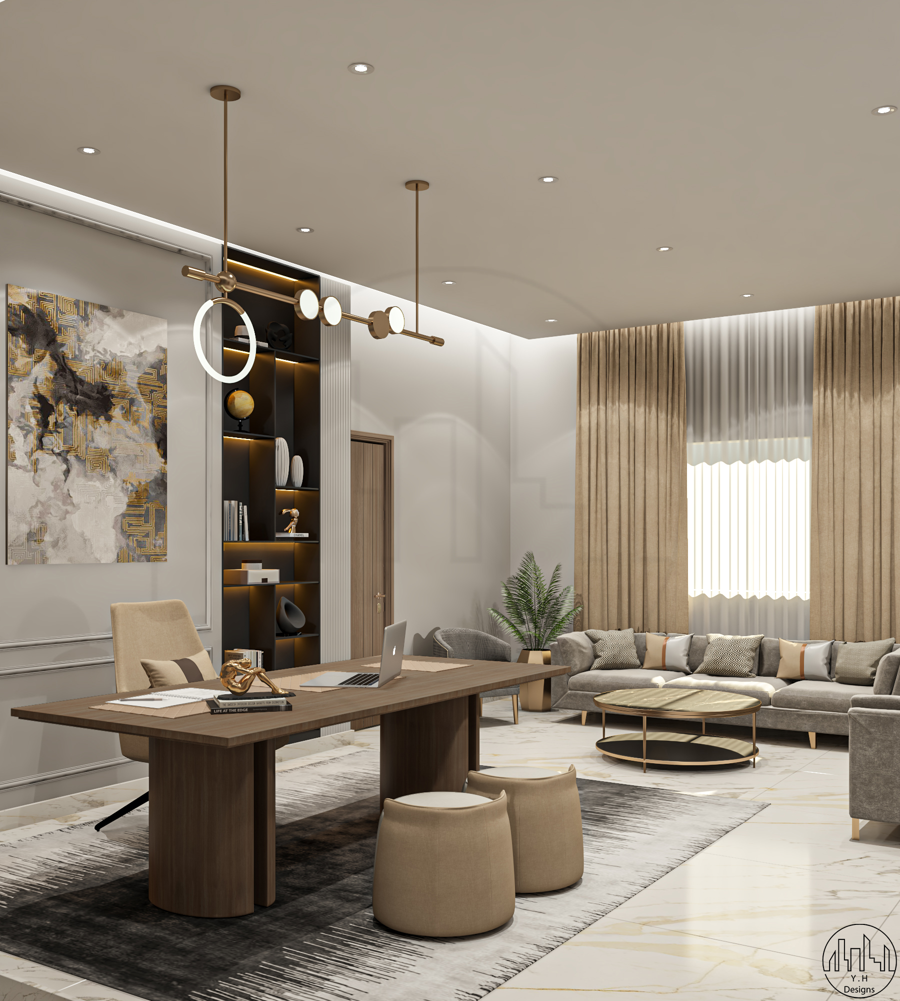 Full apartment interior design-10