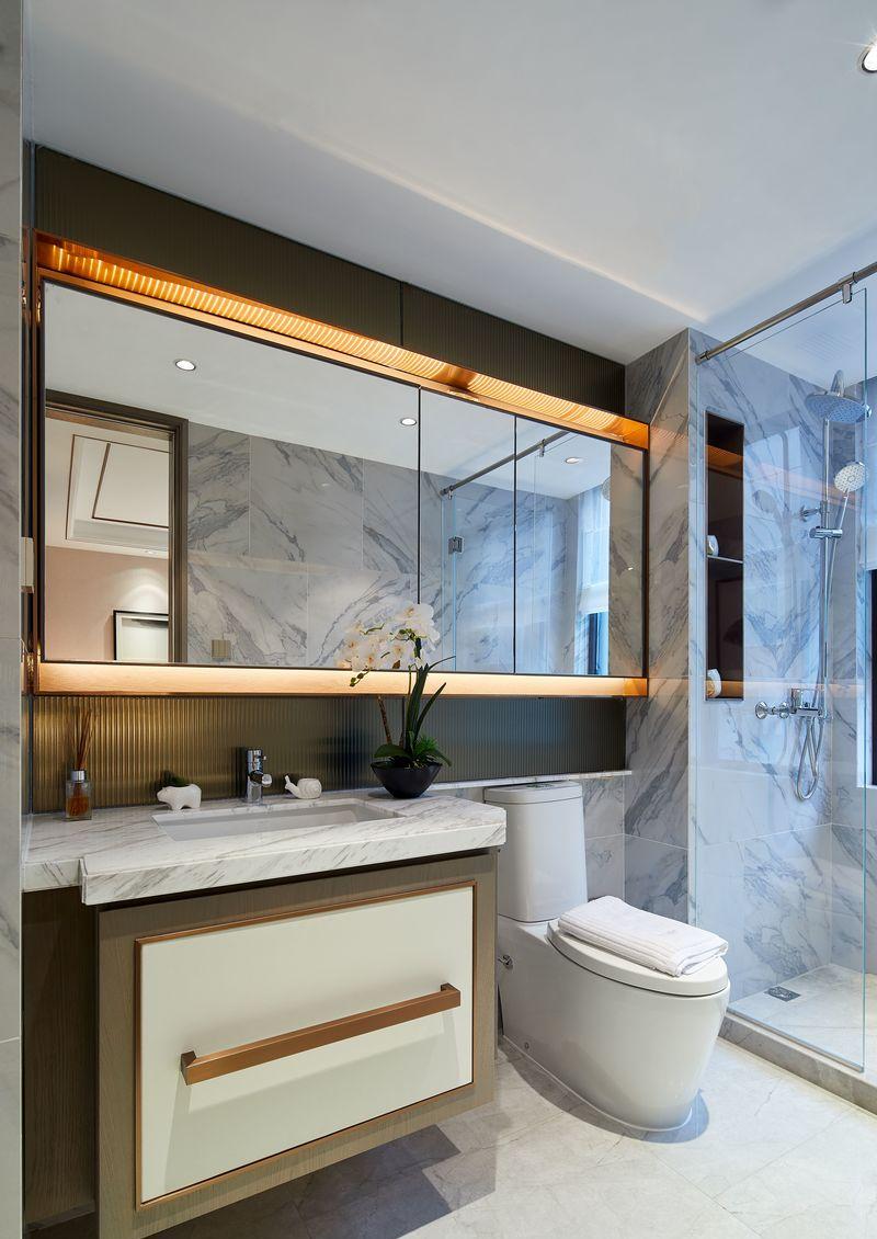 苏州路劲燕江澜现代中式样板间-11