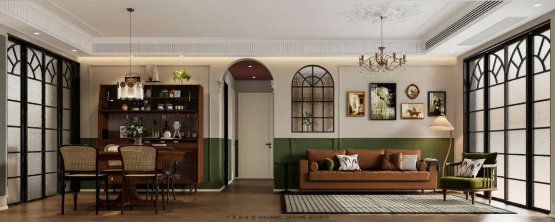 复古南法风 · 十亩新作 116㎡的空间魔术丨中国内江丨内江十亩设计-33