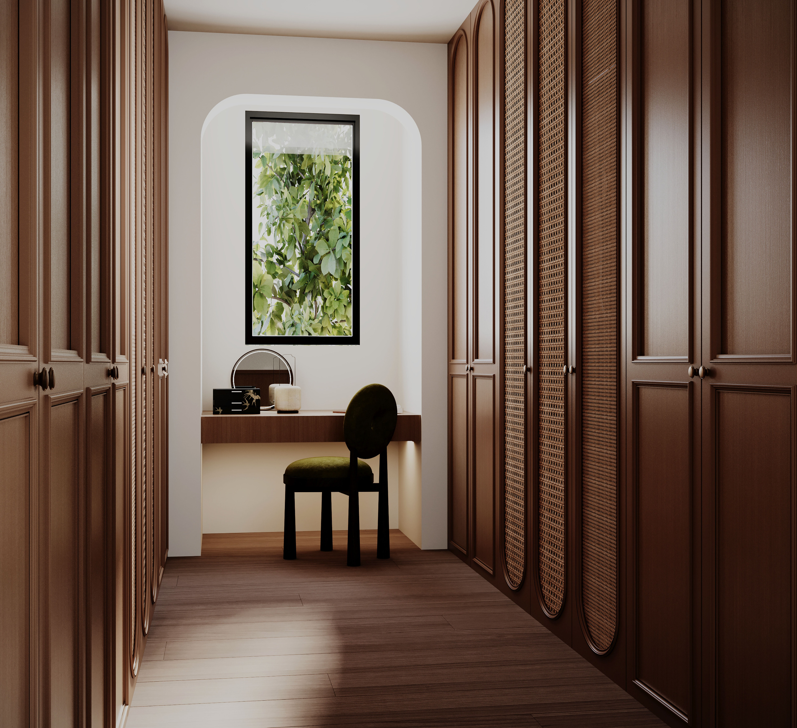 Japandi Master bedroom in Ksa-3