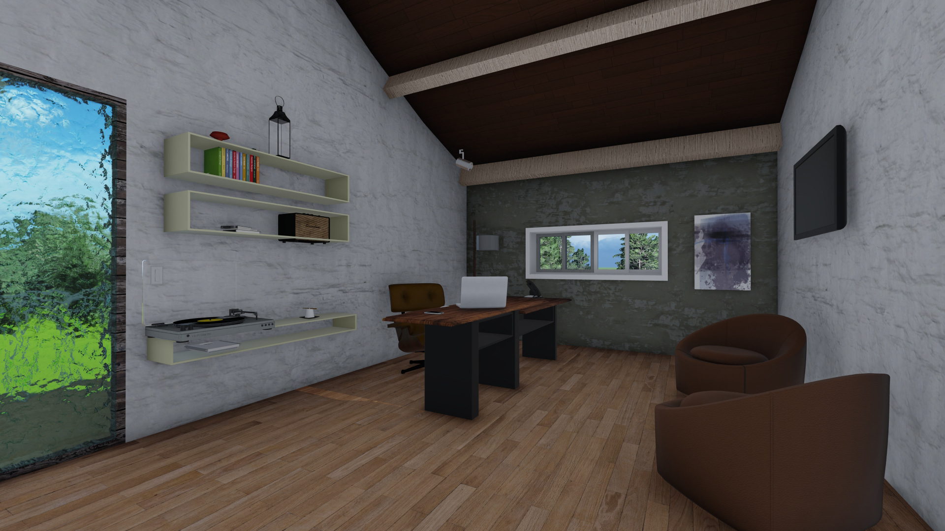 现代中式别墅设计-12