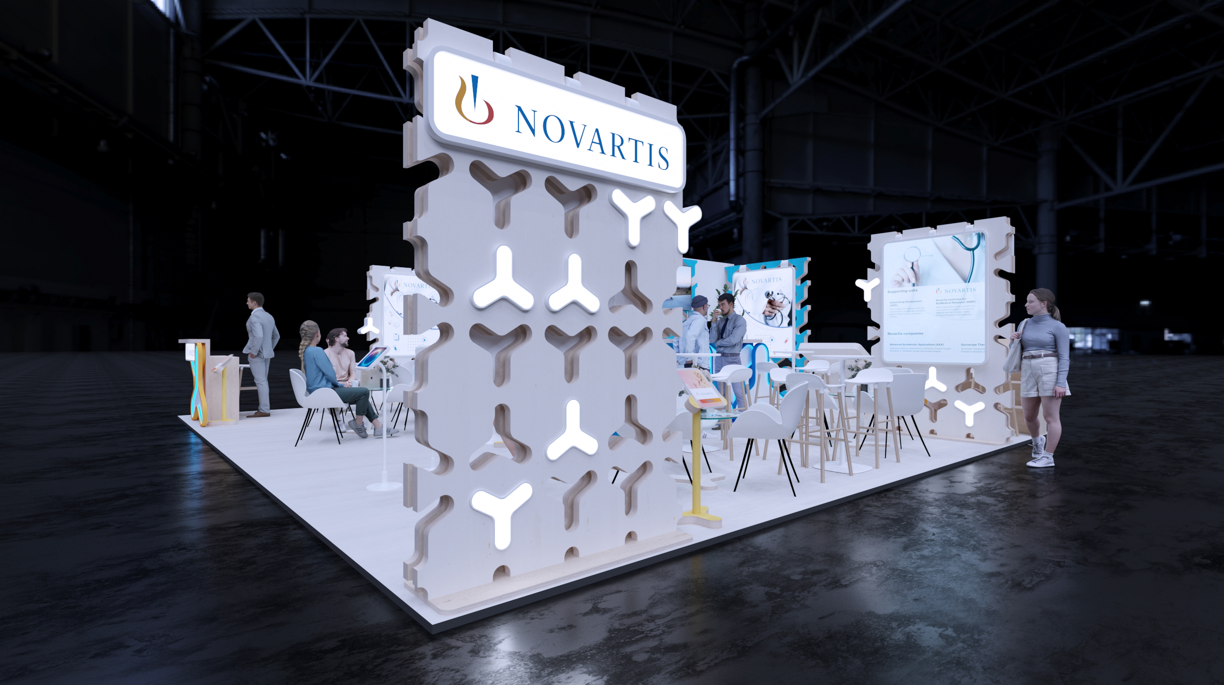 Novartis. Modular exhibition stand, 72 sq.m.-2