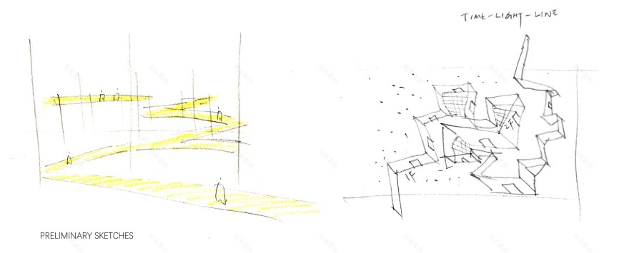 Folded TIME-LIGHT-LINE Installation / ATELIER XI-38