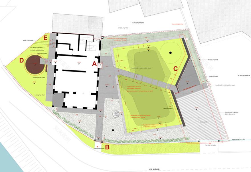 意大利古老住宅庭院的水景观设计-32
