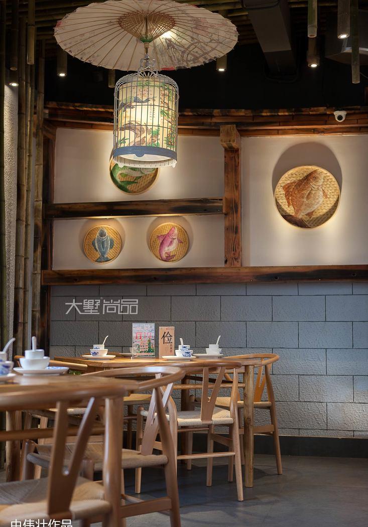 大墅尚品·复古风格鱼头故事中餐厅设计-22