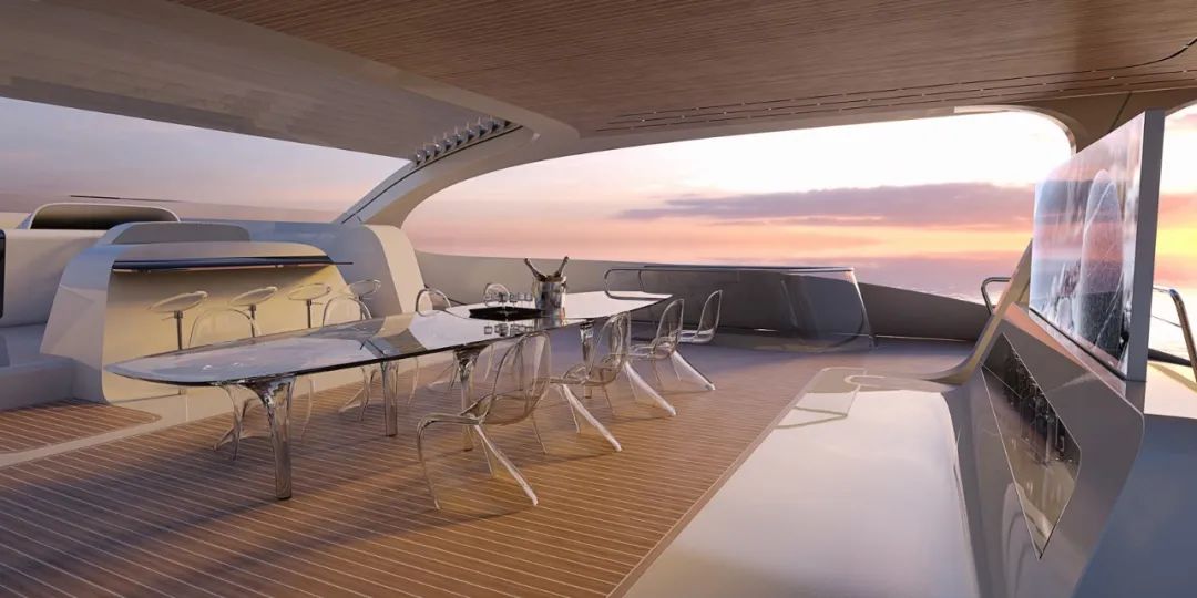 Oneiric 双体船概念船丨意大利丨扎哈·哈迪德建筑事务所-48