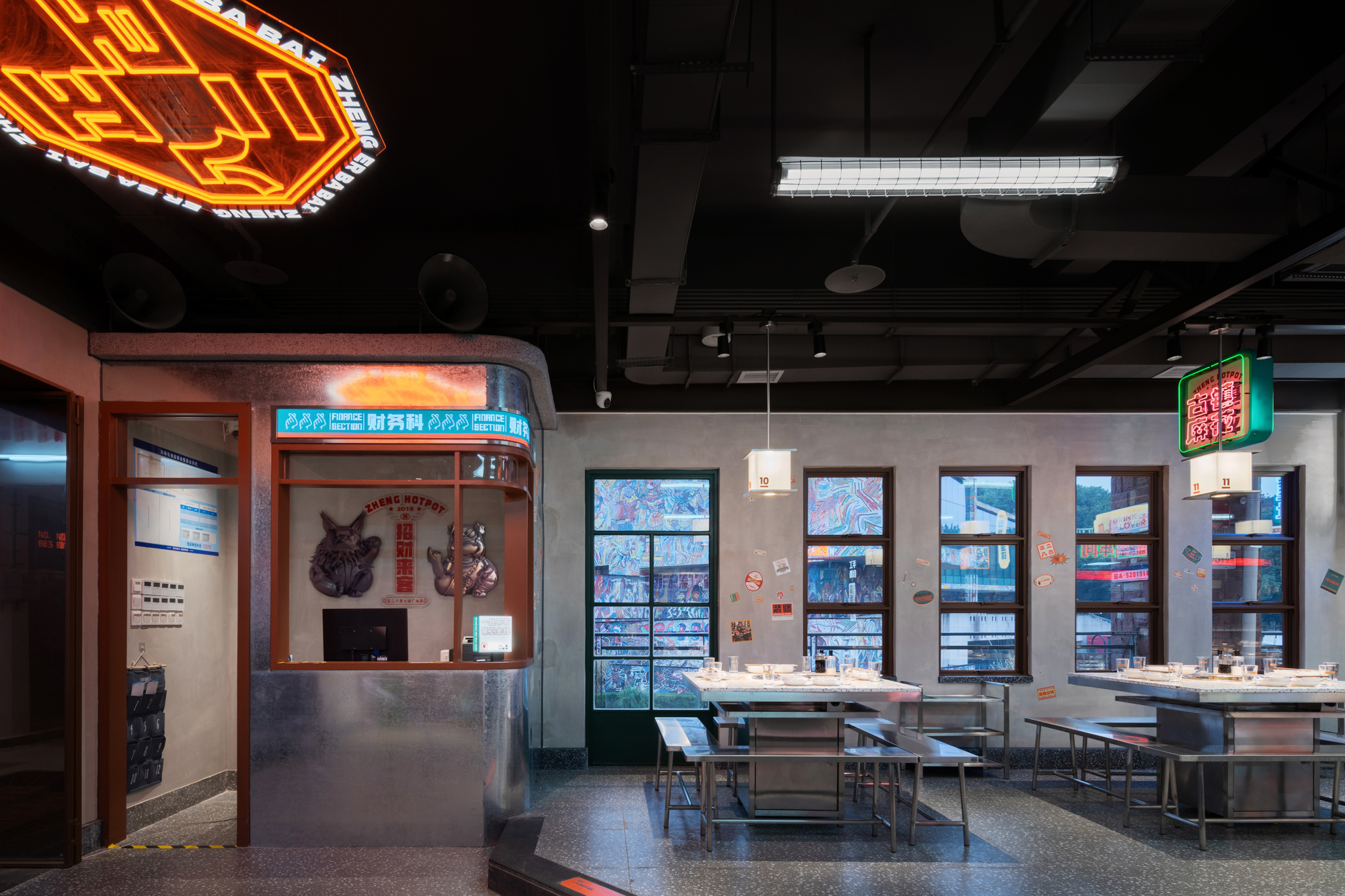 正二八百火锅店丨中国重庆丨重庆派派全案设计公司-45