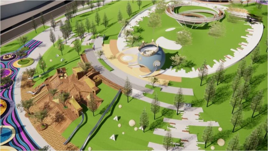 龙祥康体项目|新疆骑马山文体公园自然与创意的完美结合-35
