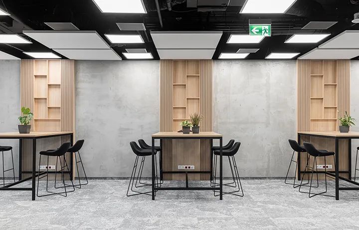 1400㎡制造公司总部办公空间,优雅精致灰的工业风设计-44