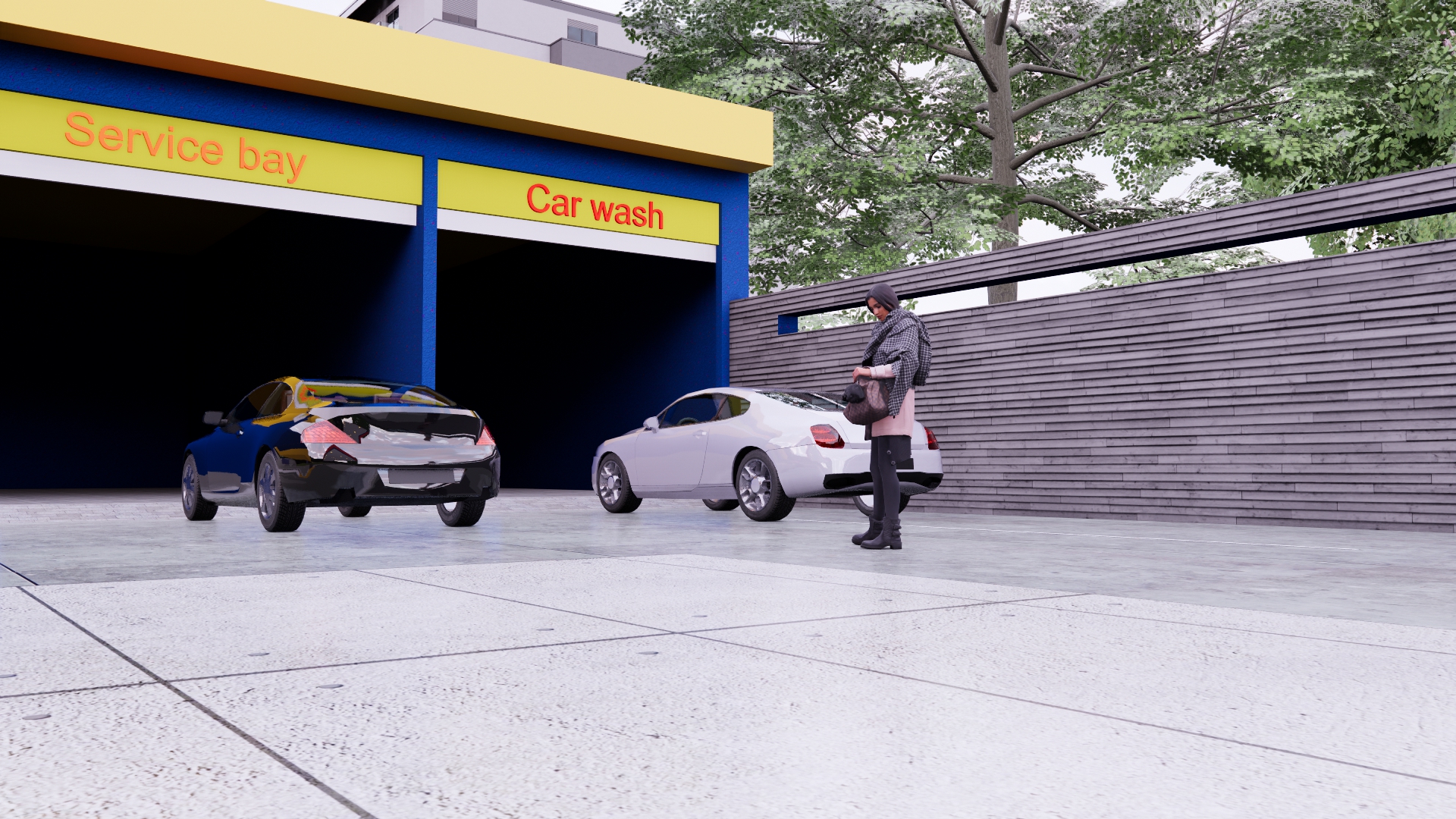 محطه بنزين علي طريق سريع-12