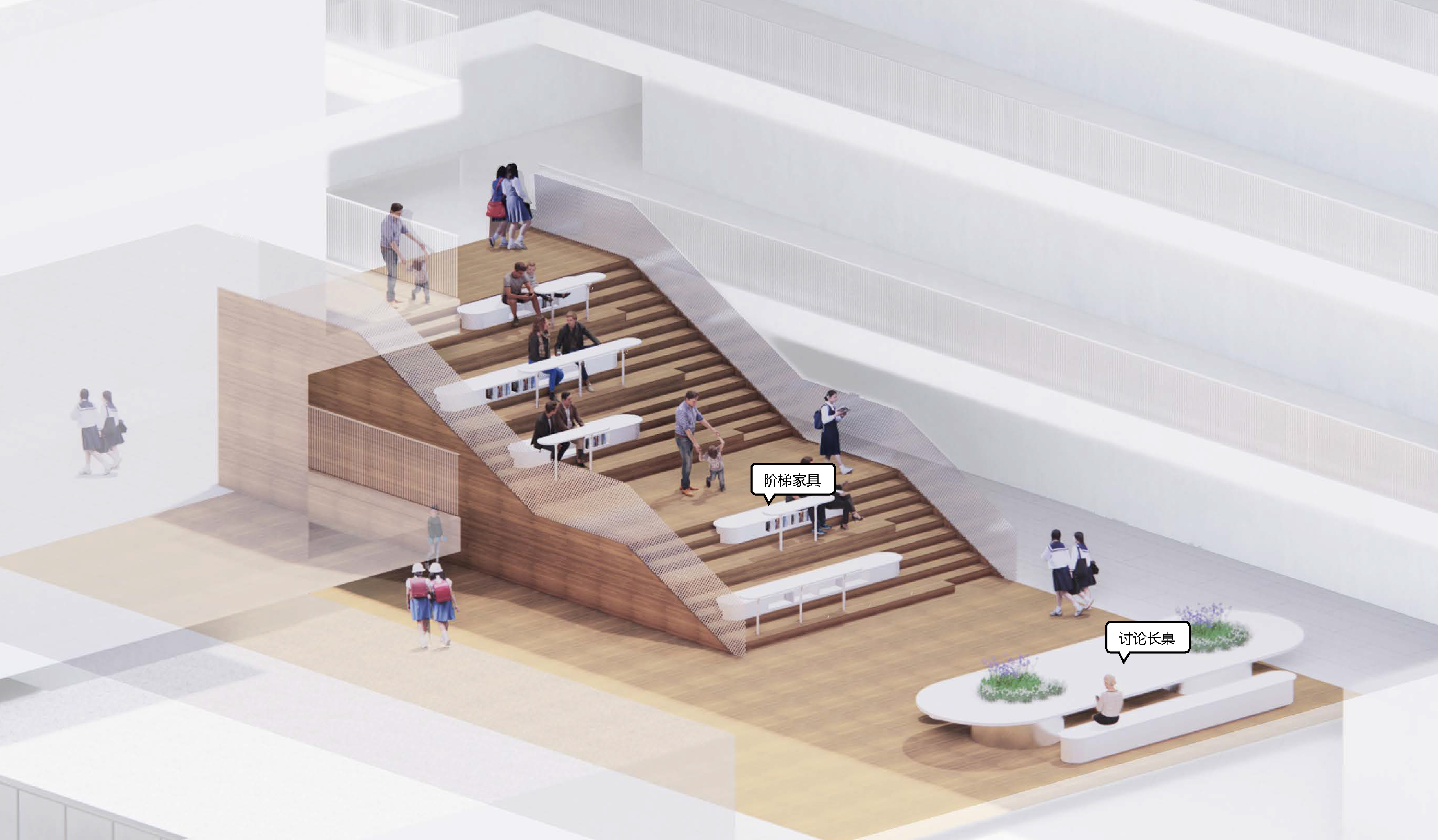 红岭教育集团 华富实验学校丨中国深圳丨大小景观,深圳市建筑设计研究总院有限公司,广州天泓-217