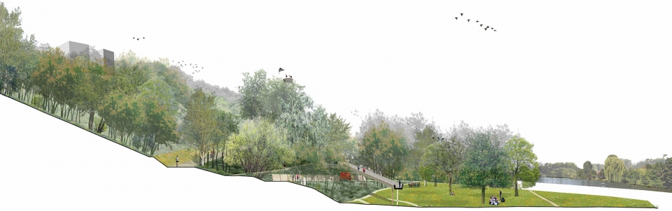 城市坡道 | 连接克雷伊市中心的无障碍新路径-18