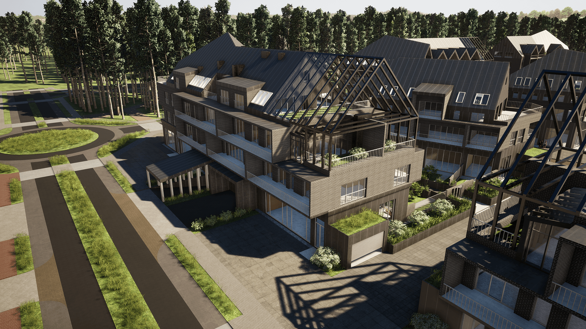 高密度和低层多功能木结构住宅区丨波兰比得哥什丨Damian Dominiczak-344