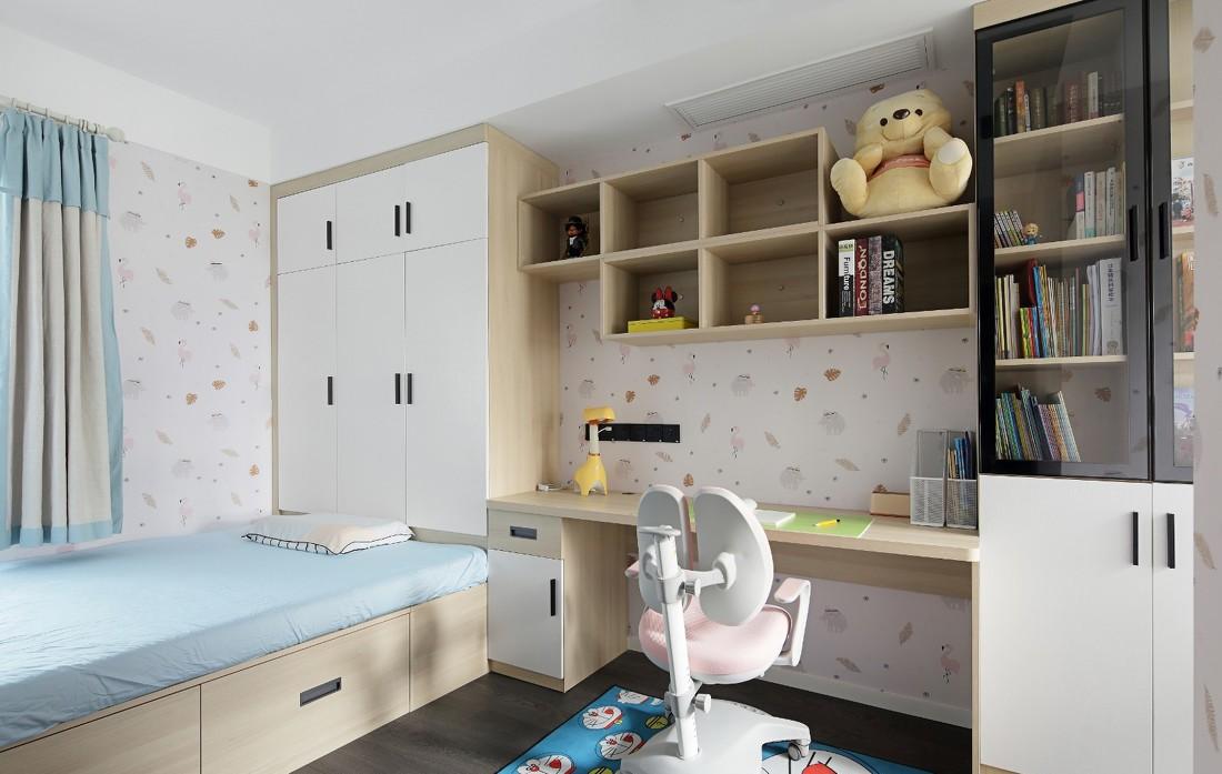 90 平学区房温馨设计,一家三口幸福生活空间-18