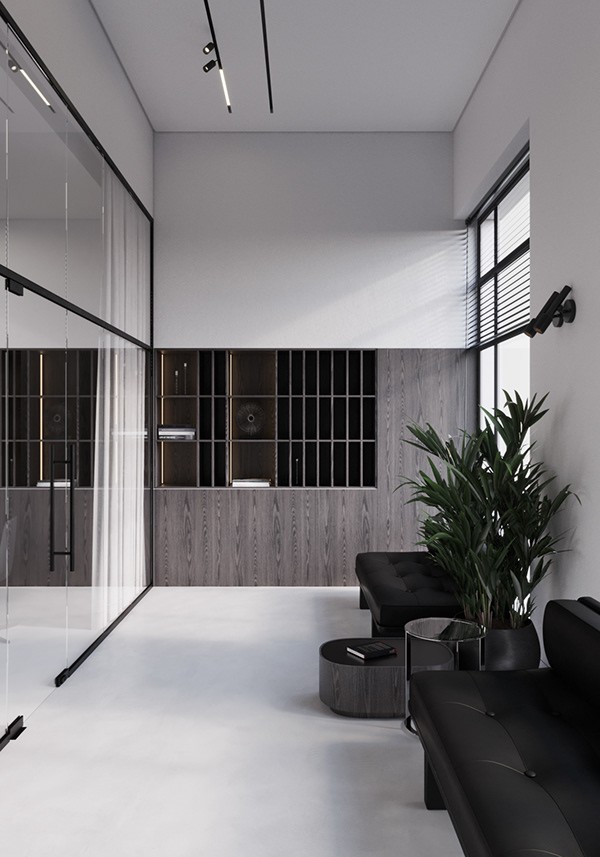 木质简约风办公空间设计-14