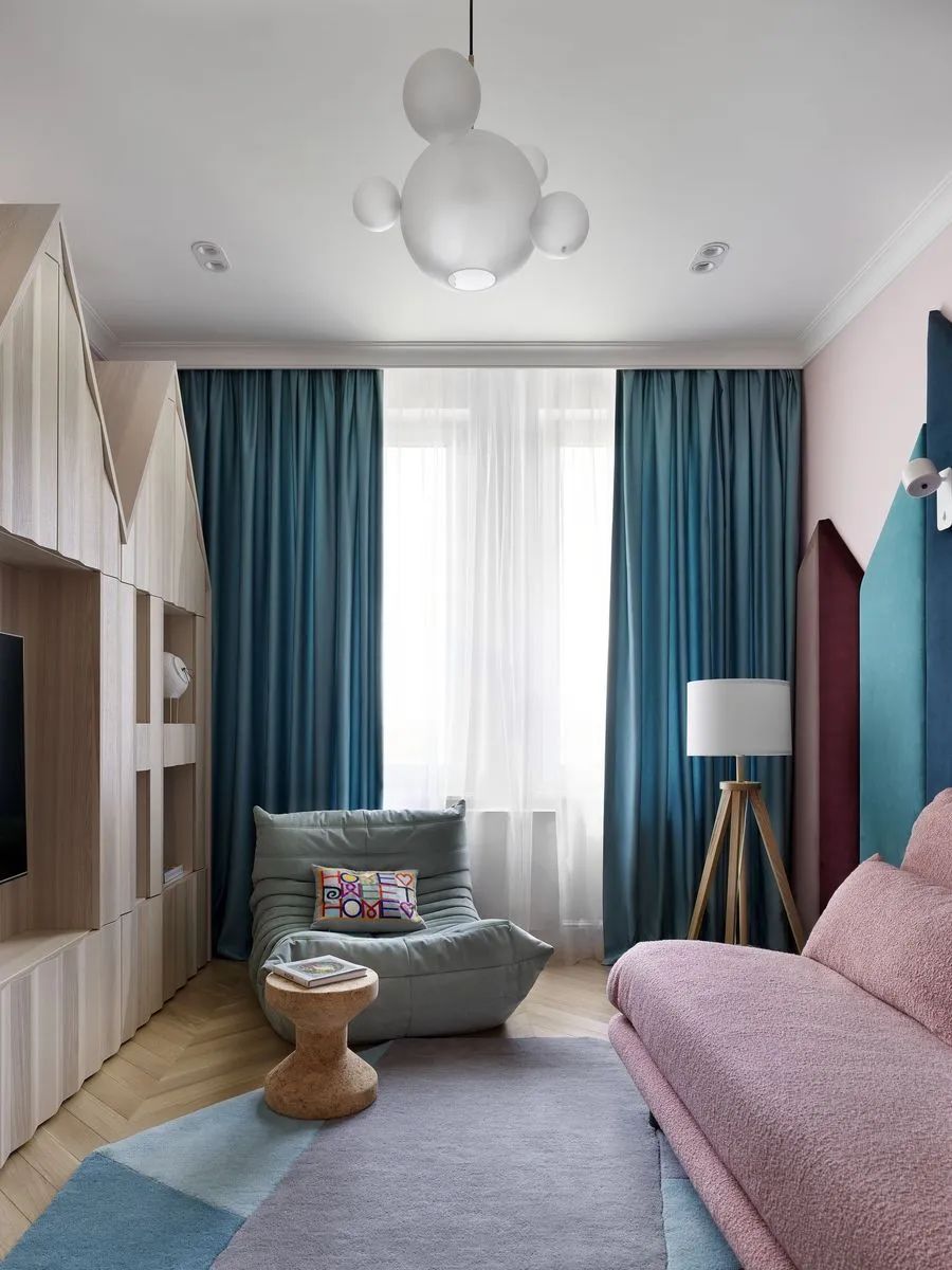 现代 195㎡粉色系法式的居住空间-18