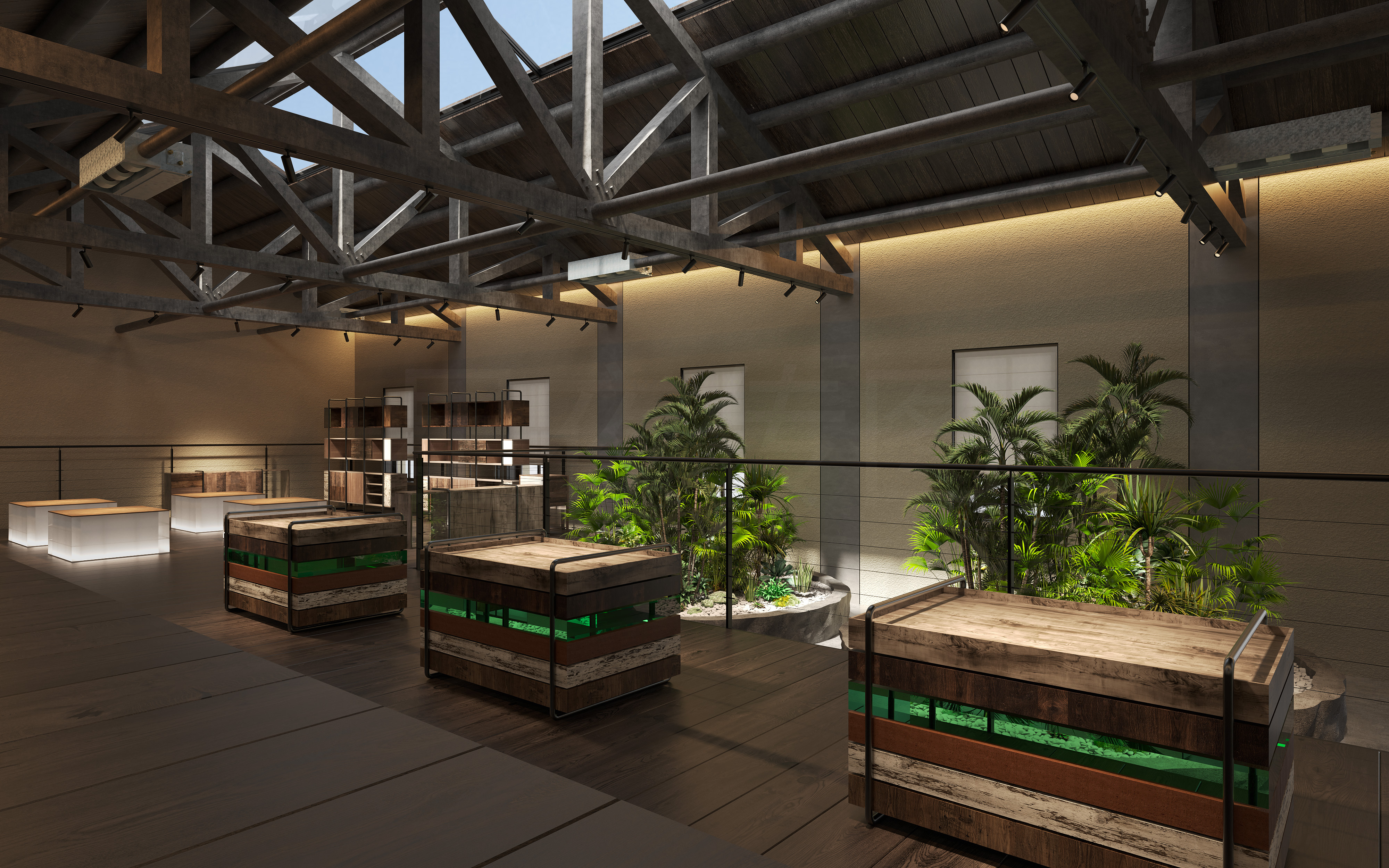 厂房改造 休闲茶饮会所-0