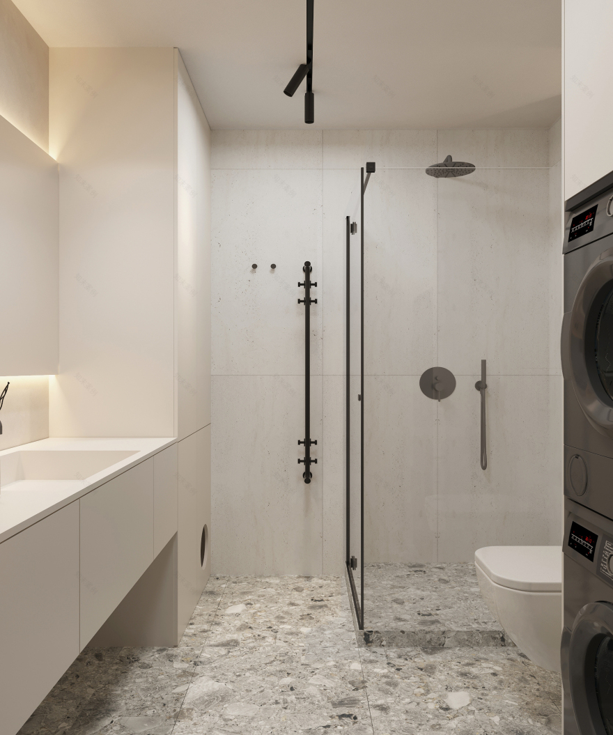 BLACK & WHITE公寓设计丨波兰克拉科夫-39