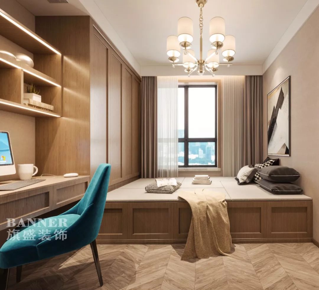 年轻小爸爸的 142㎡现代简约美式之家-24