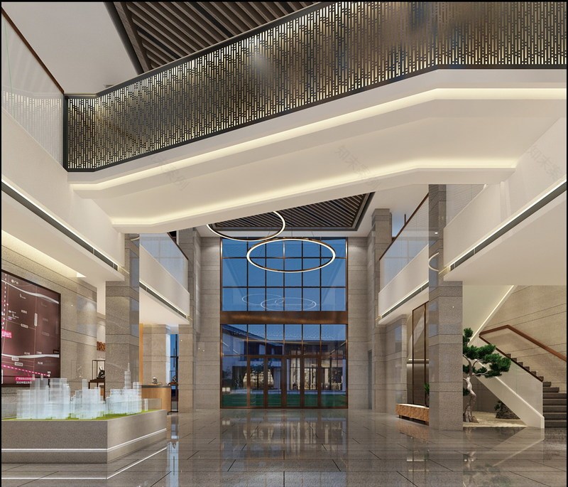 内蒙古奈曼旗腾格里溪集团综合楼室内设计-4