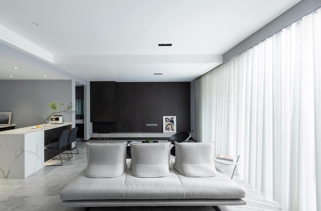 雷刚室内设计师丨平层丨暗曲-2