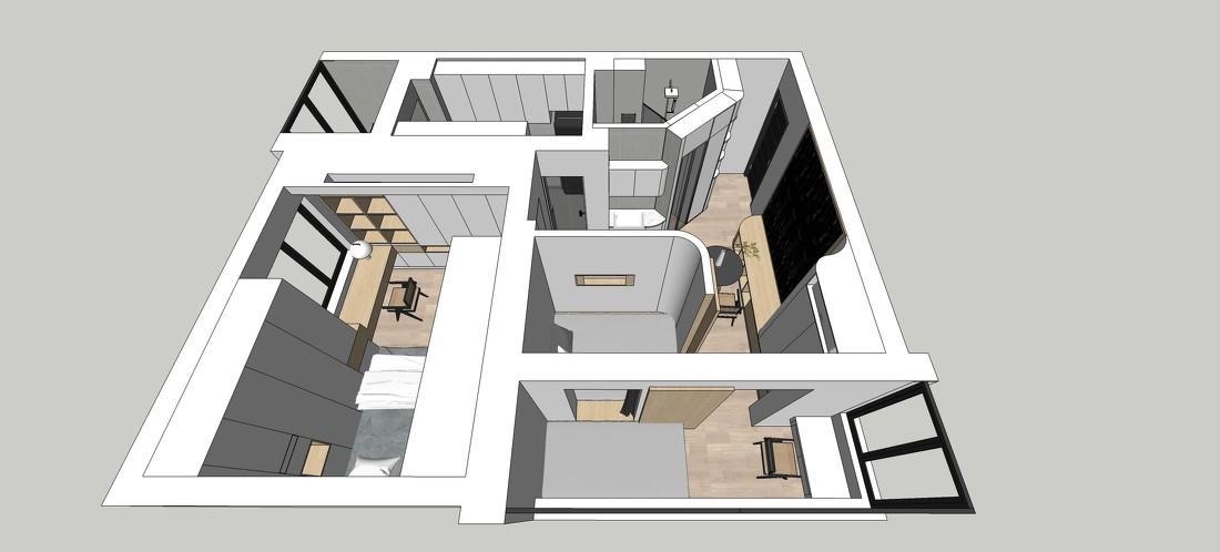 40平米一居 · 巧改灵活切换的三居丨中国北京-12