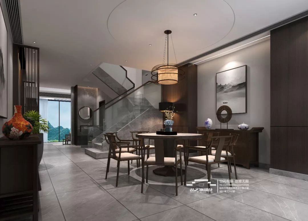 《东方格调·墅》品之筑设计,打造 480㎡自然生活空间-14