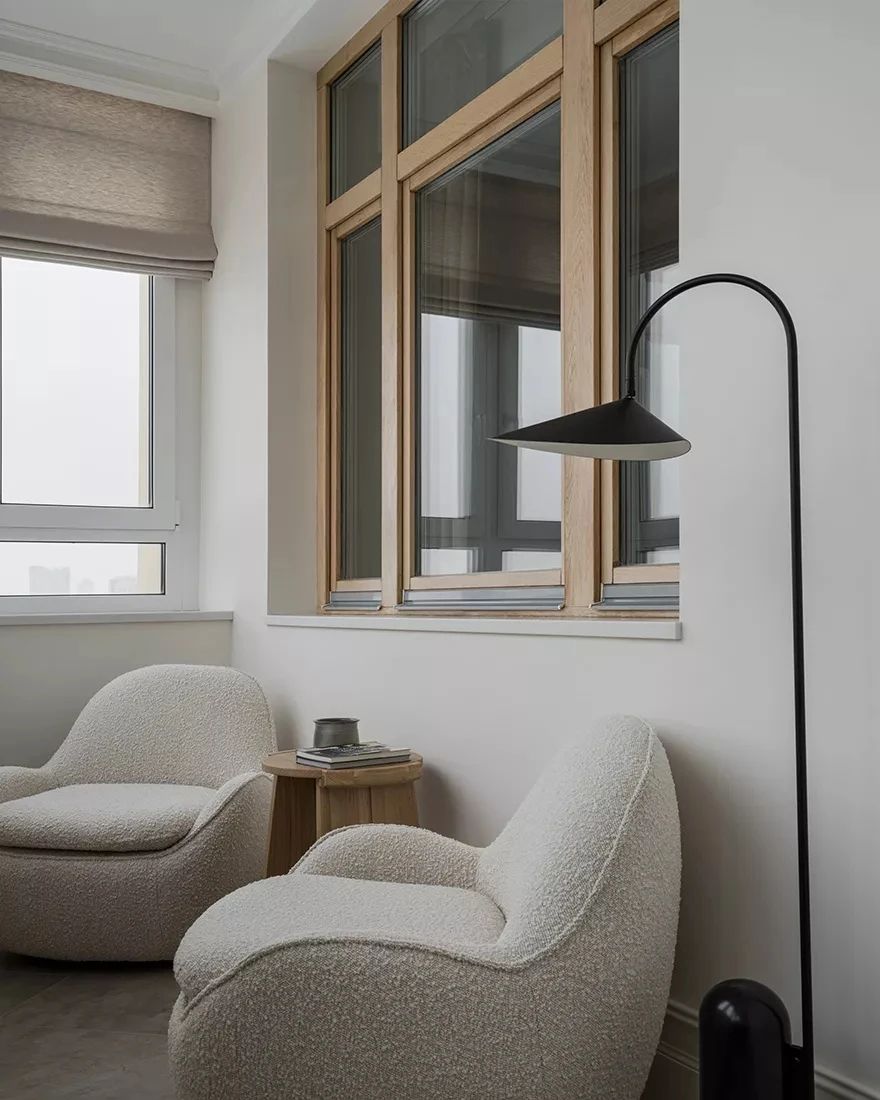 夫妻俩的 147㎡单色空间设计丨Valery Senkina-17