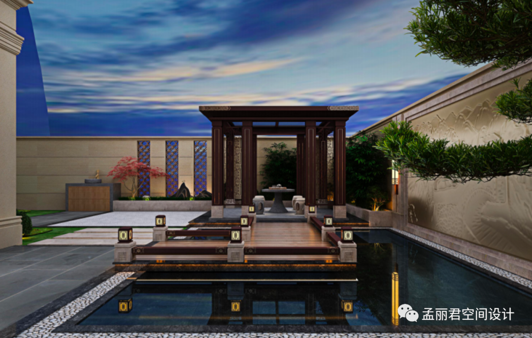 绿城玫瑰园别墅 · 中式轻奢的诗意生活丨中国淄博丨孟丽君空间设计-29