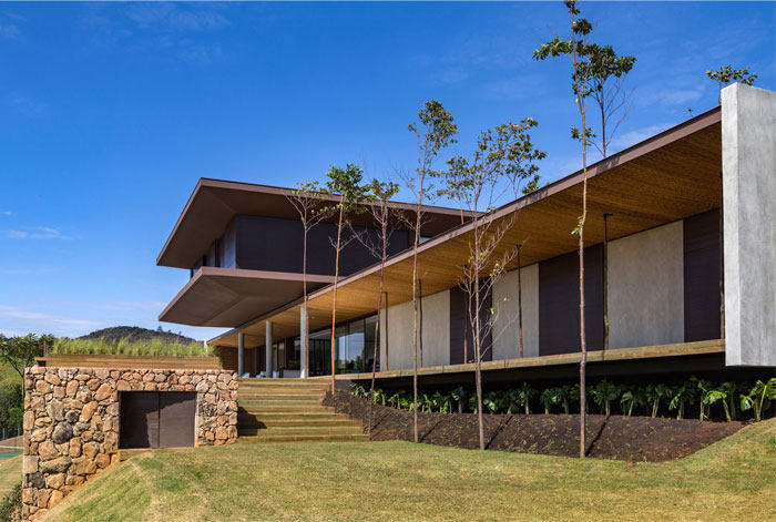 巴西现代乡村别墅-0