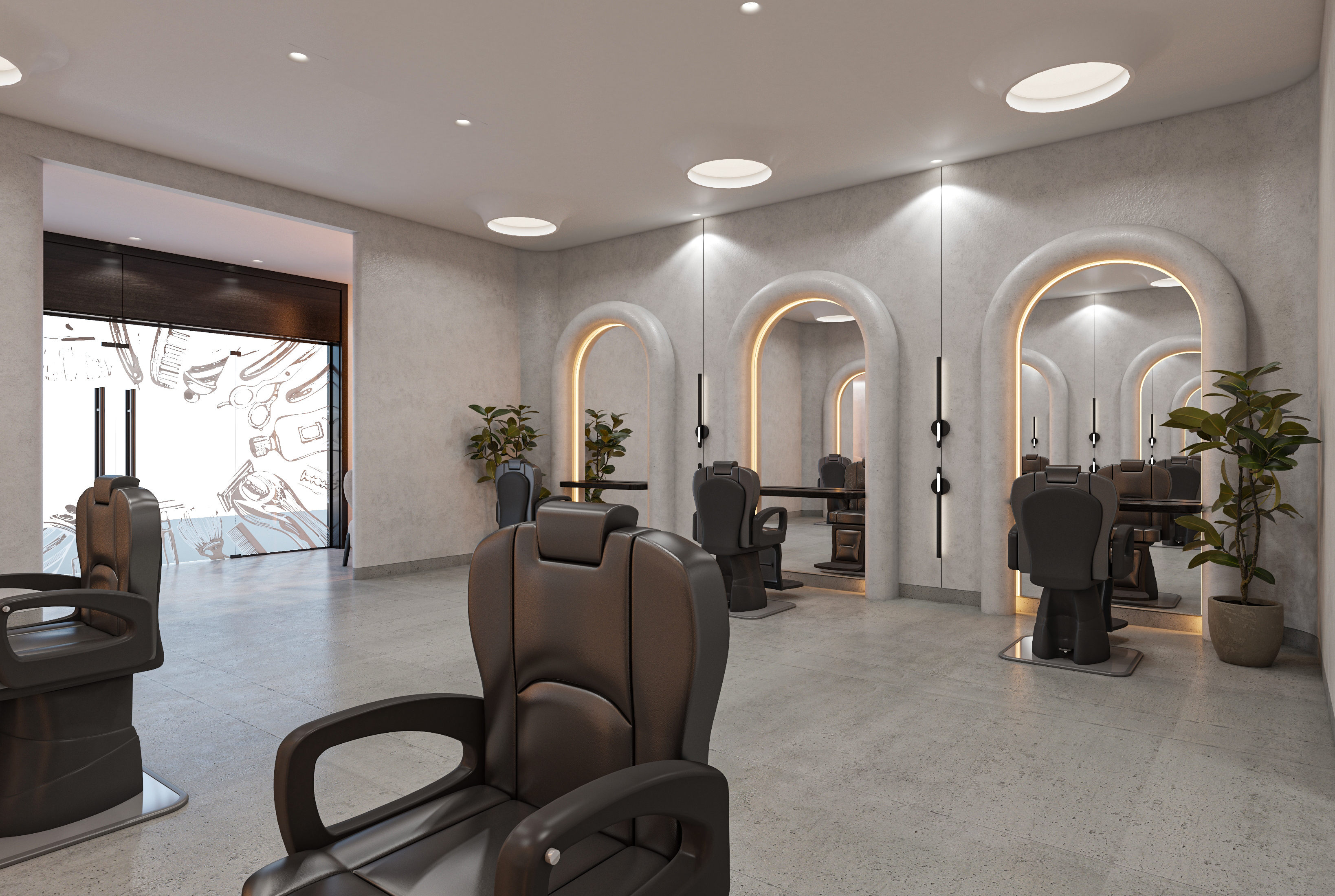 BARBAR SHOP - INTERIOR DESIGN-3