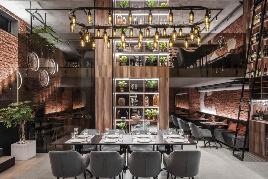 KIKU 牛排与红酒的餐厅丨AB+Partners-7