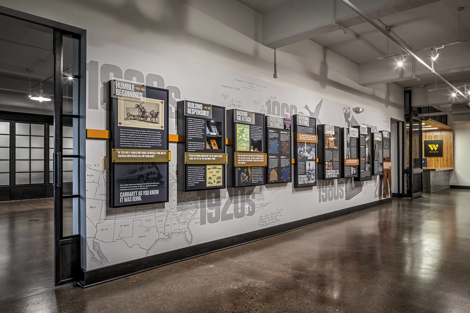 Carhartt Workshop · 硬核工业风办公室设计丨美国底特律丨McIntosh Poris Associates-13