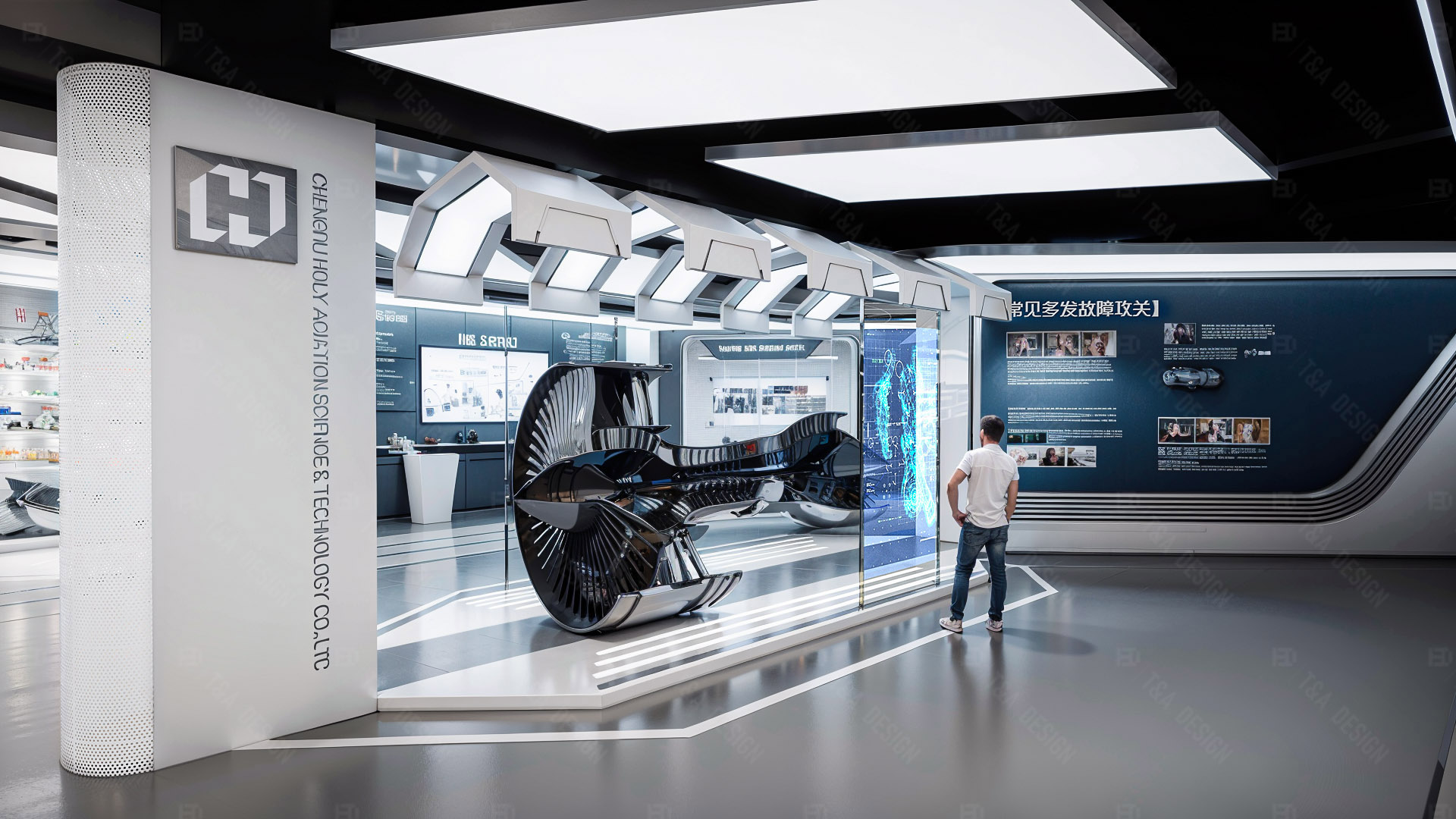 航天企业展厅-12