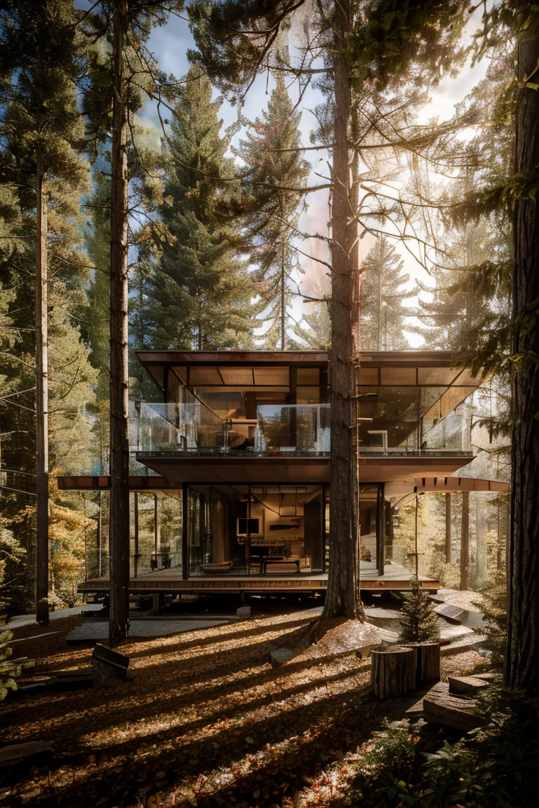 AI创意设计49-森林度假-5