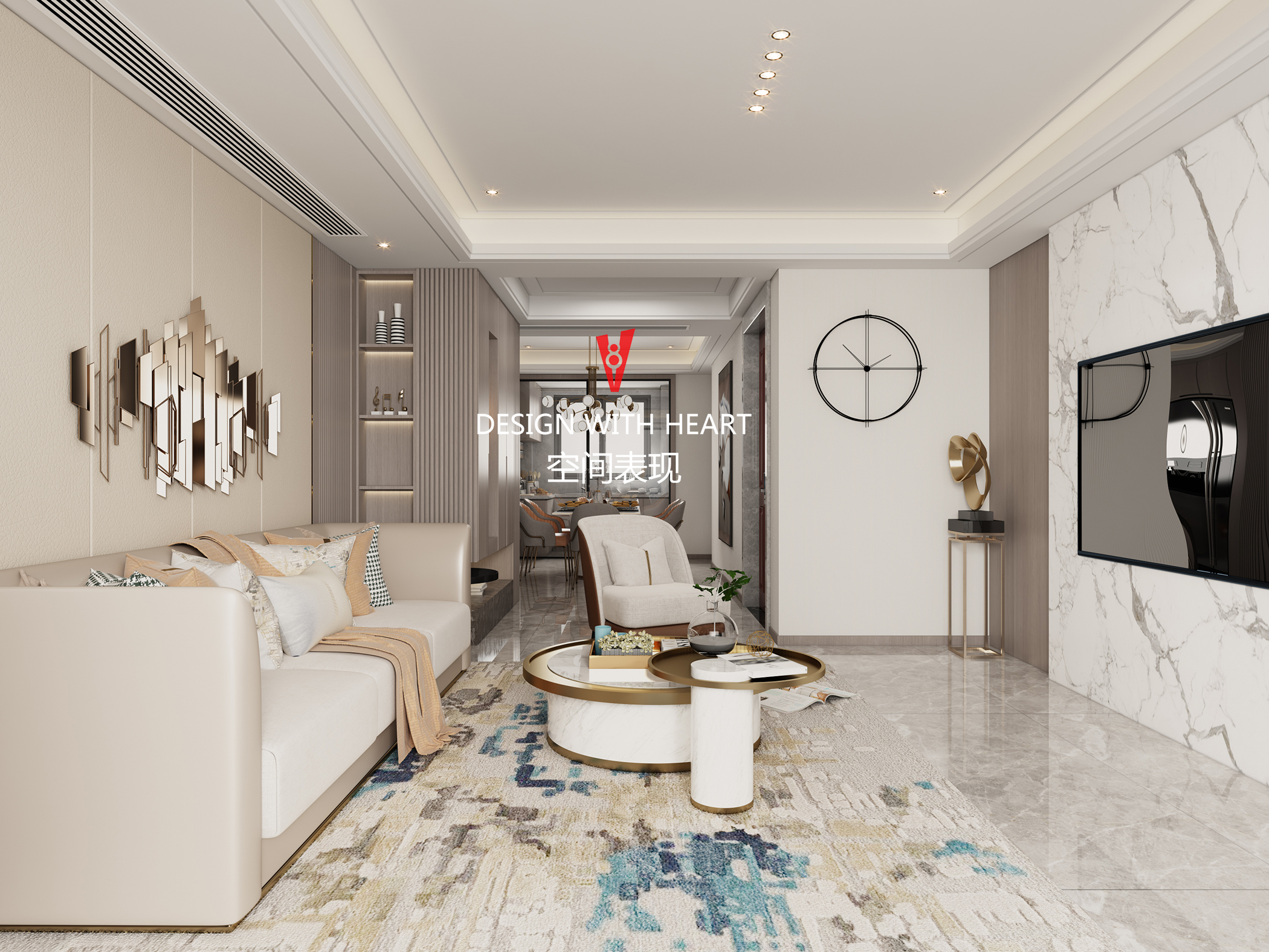 现代混搭风格的家装设计，打造温馨舒适的 V8 空间-7