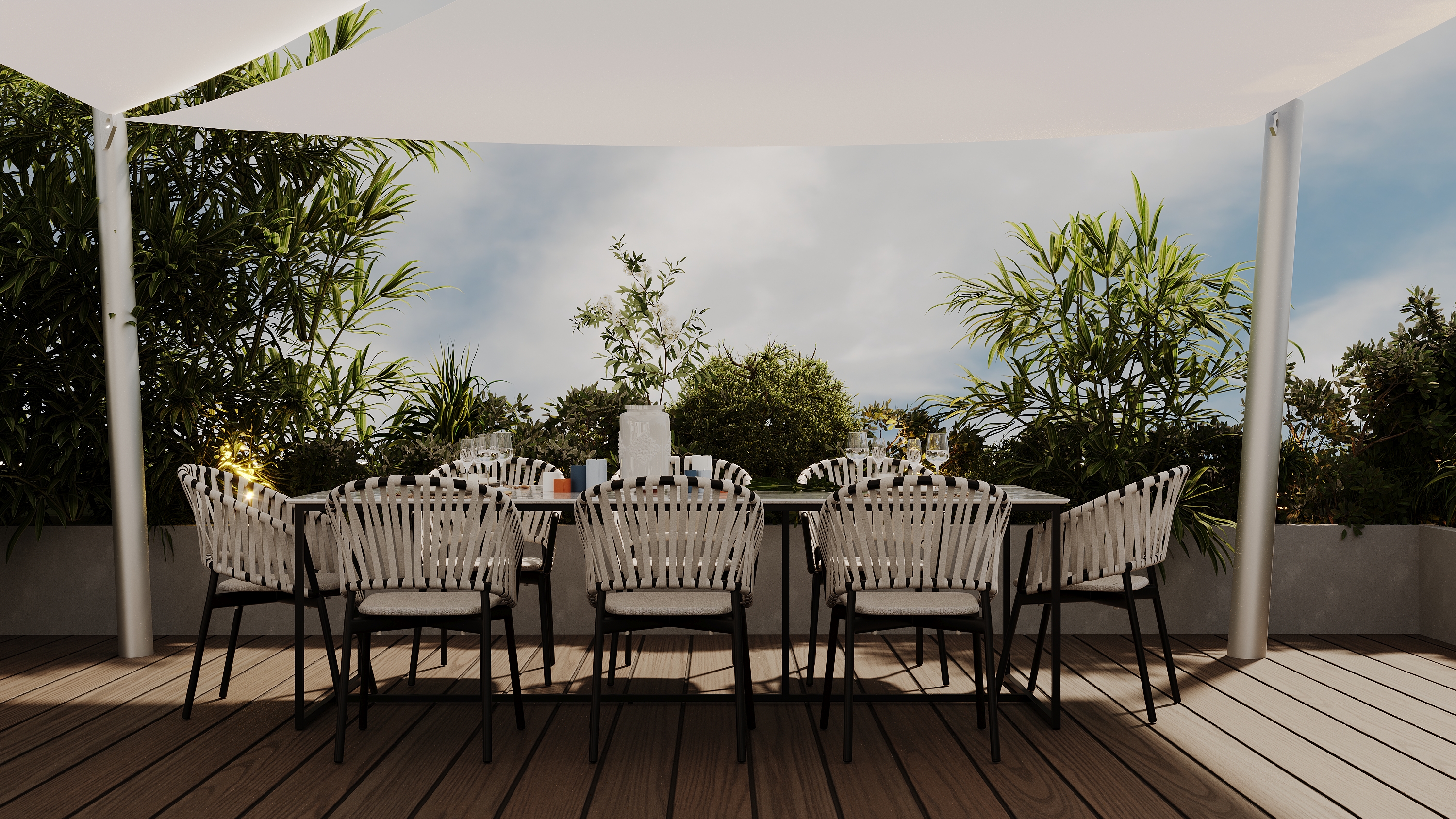 顶层户外丨埃及开罗丨K.A Architects-13