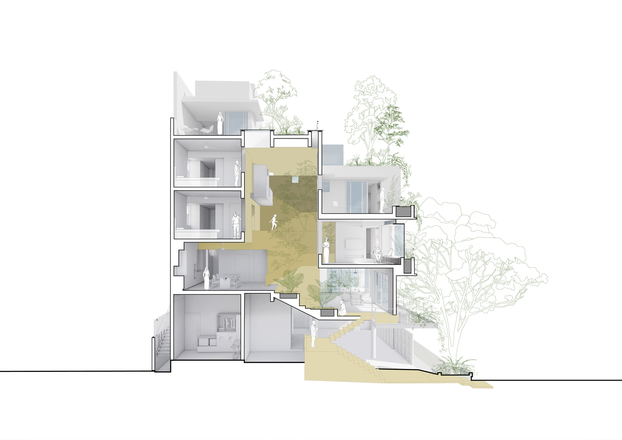 阶梯井屋丨印度班加罗尔丨A Threshold-74