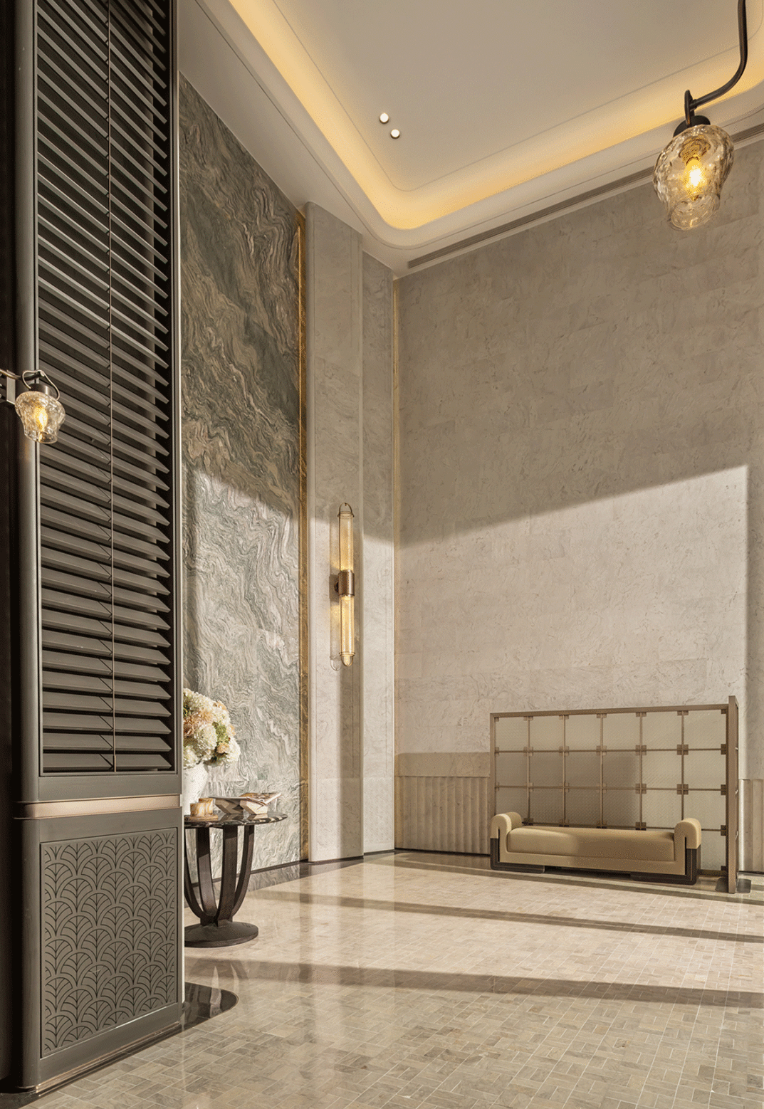 华润置地·旗峰润府·澐璟丨中国东莞丨硬装矩阵纵横,软装矩阵鸣翠-24