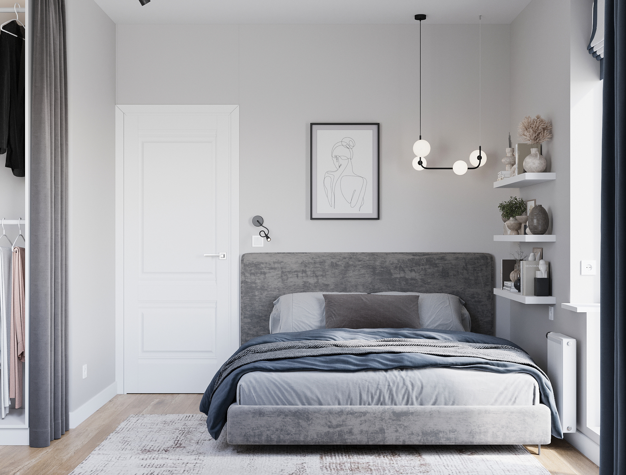 bedroom in renting appartments-2